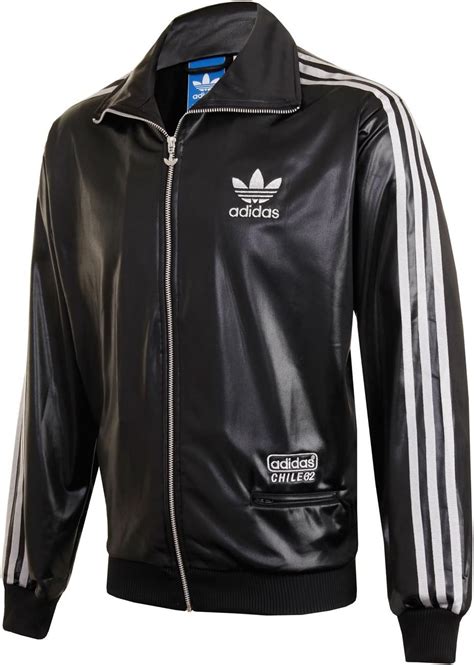 chaqueta con cremallera adidas originals negra hombre|adidas chaquetas chile.